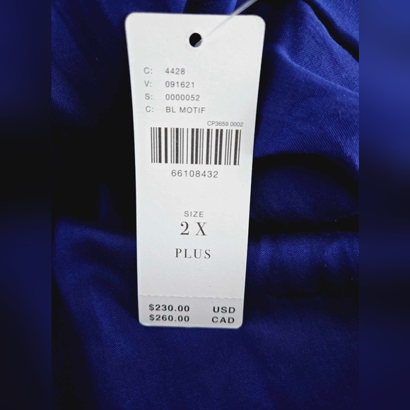 Anthropologie Alexandra Farmer Printed Maxi Dress size 2X New - Picture 8 of 15